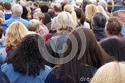 Crowd of people Stock Photo