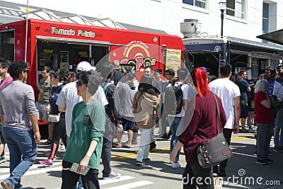 Crowd at the the 50th Annual University District Street Fair Editorial Stock Photo