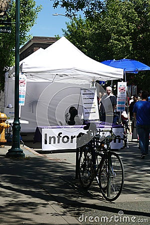 Crowd at the the 50th Annual University District Street Fair Editorial Stock Photo