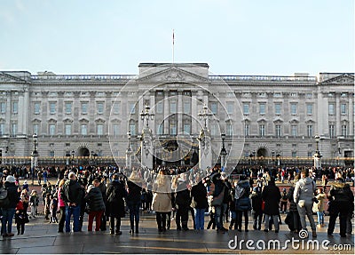 Crowd of tourists Editorial Stock Photo