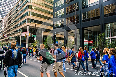 Crowds Of People Editorial Stock Photo