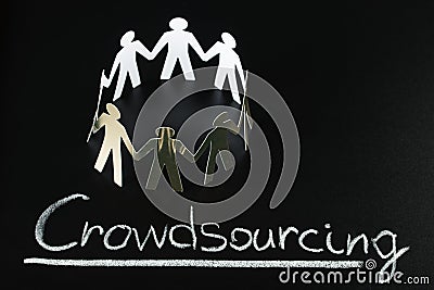 Crowdsourcing concept Stock Photo