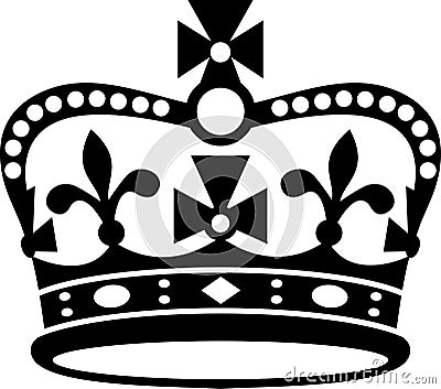 Crown of Britain icon Vector Illustration