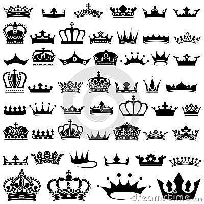 Crown Collection Vector Illustration