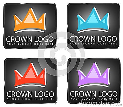 Crown Logo Designs Stock Photo