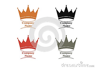 Crown Logo Stock Photo