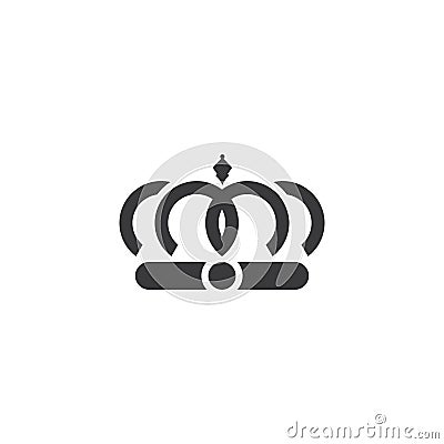 Crown Logo Template vector icon Vector Illustration