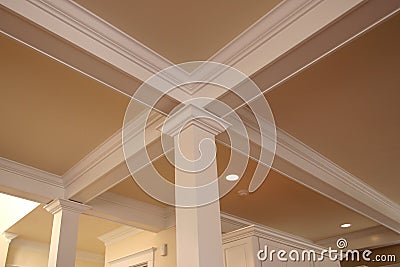 Crown molding Stock Photo