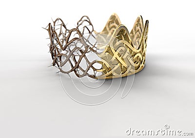 Crown Of Thorns Concept Stock Photo