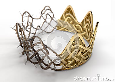 Crown Of Thorns Concept Stock Photo