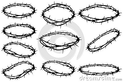 Crown of thorns Vector Illustration