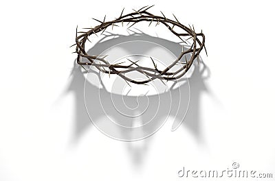 Crown Of Thorns With Royal Shadow Stock Photo