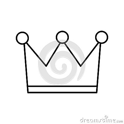 Crown Vector icon which can easily modify or edit Stock Photo