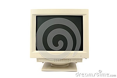 Crt monitor Stock Photo