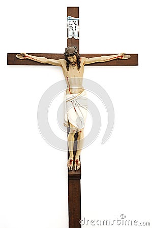 Crucified Jesus Christ Stock Photo