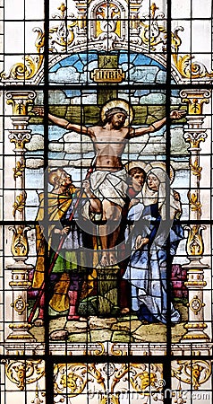 Crucifixion, Jesus died on the cross Editorial Stock Photo