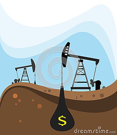 How is crude oil extracted from the Earth?