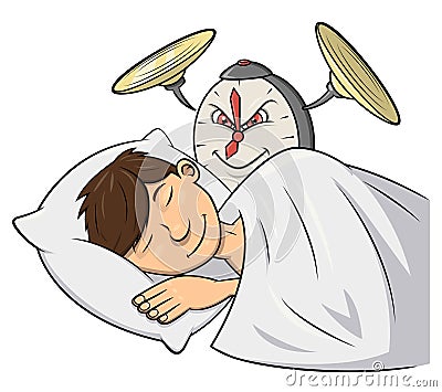 Cruel clock 2 Vector Illustration