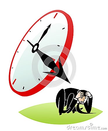 Cruel time Vector Illustration