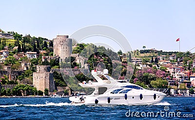 Cruise on Bosporus Stock Photo