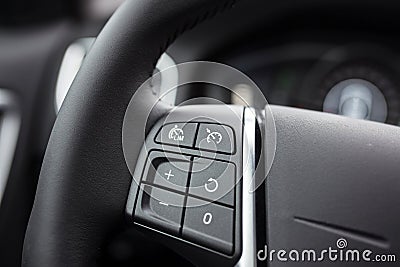 Cruise control buttons Stock Photo