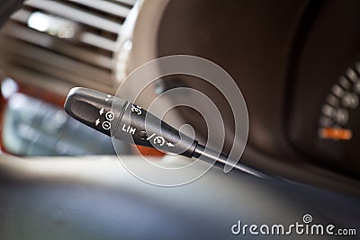 Cruise control switch Stock Photo