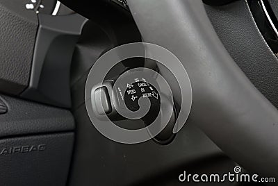 Cruise control, tempomat Stock Photo