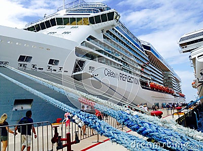 Cruise liner Celebrity Reflection Editorial Stock Photo