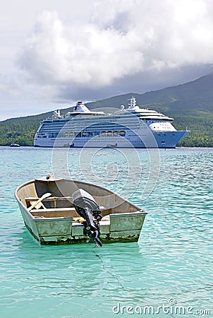 Cruise Liner RADIANCE OF THE SEAS Editorial Stock Photo