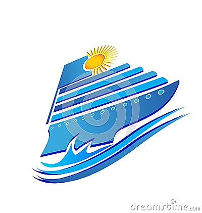 Cruise logo Vector Illustration