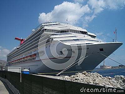 Cruise ship carnival freedom Editorial Stock Photo