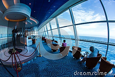 Cruise ship interior Editorial Stock Photo