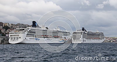 Cruise Ship Editorial Stock Photo