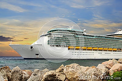 Cruise Ship Stock Photo