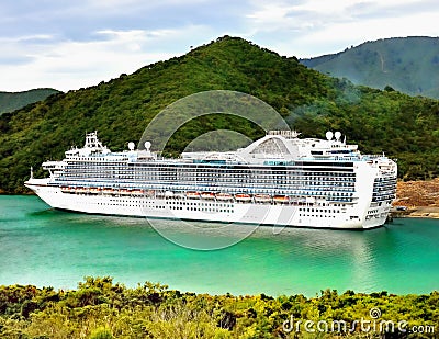 Cruise Ship Stock Photo