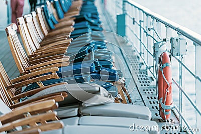 Cruise Ship Travel Risk Stock Photo