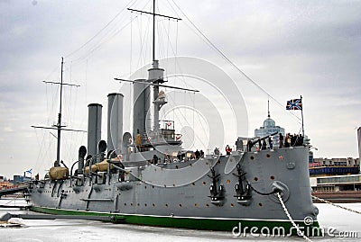 Cruiser Aurora Editorial Stock Photo