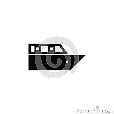 Cruiser voyage, icon. Element of simple icon for websites, web design, mobile app, infographics. Thick line icon for website Stock Photo