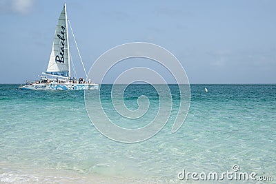 Cruising Caribbean Editorial Stock Photo