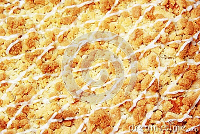 Crumb Cake Texture Stock Photo