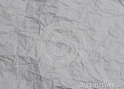 Crumbled white printing paper Texture Stock Photo