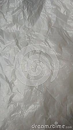 Crumpled bag texture gray film for background Stock Photo