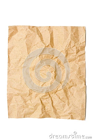 Crumpled paper Stock Photo