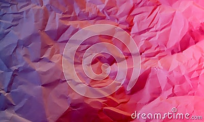 Crumpled Paper Texture.Crumpled Paper, Texture.Lined paper. Stock Photo