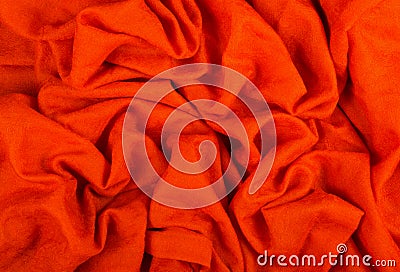 A crumpled woolen cloth. Woolen Indian Shawl Stock Photo