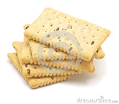 Crunchy biscuits Stock Photo