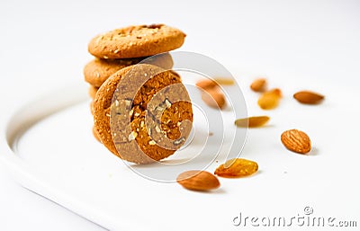 Crunchy Cookies Stock Photo