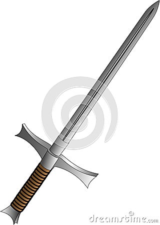 Crusader sword Stock Photo