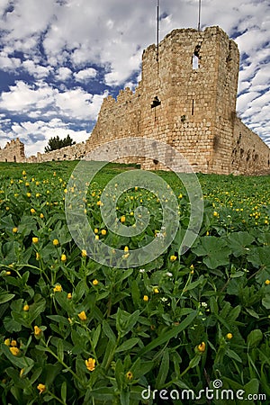 Crusaders castle Stock Photo