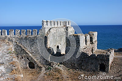 Crusaders castle Stock Photo